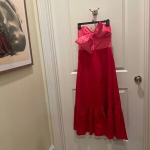 Tags On - red and pink dress